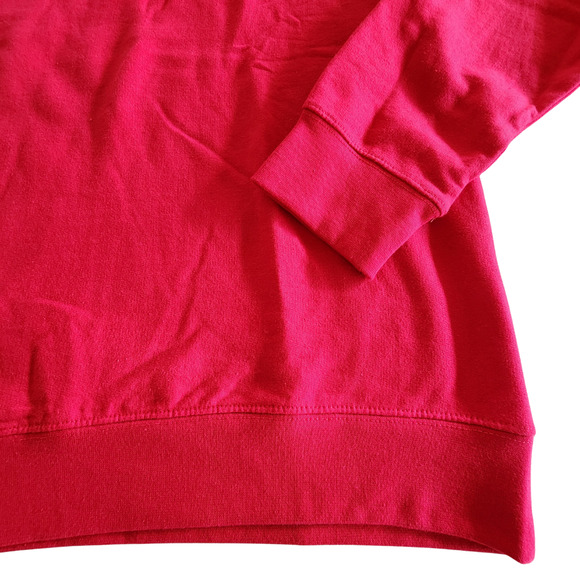 Universal Studios Hollywood Super Nintendo World Mario Red Sweatshirt Pullover L - Picture 3 of 9